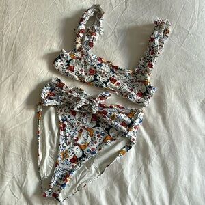 Onia Weworewhat Como Top & Riviera Bottom Delicate Tile Medium Top/ Large Bottom